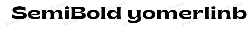 俪黑SemiBold yomerlinb精简版字体转换